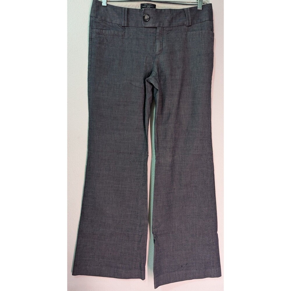 Banana Republic Womens Gray Size 14 Stretch Business Dress Pants (762m)
